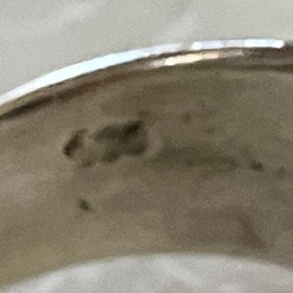 *8 SOLD ** Vintage sterling silver sun signet ring - Picture 7 of 8